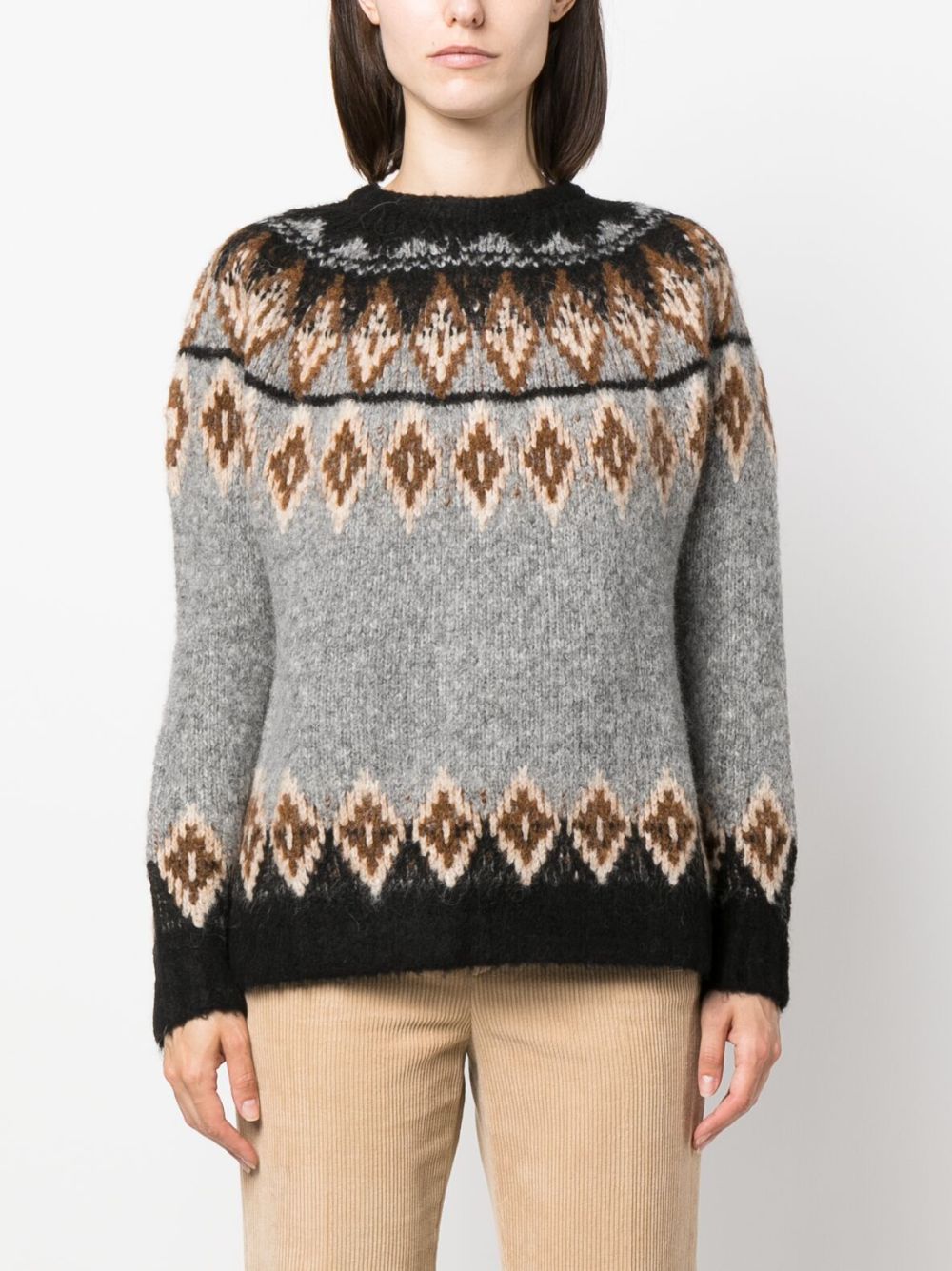 Semicouture Pullover Mit Fair Isle Muster Farfetch