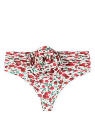 Magda Butrym Floral Appliqu Bikini Bottoms Farfetch