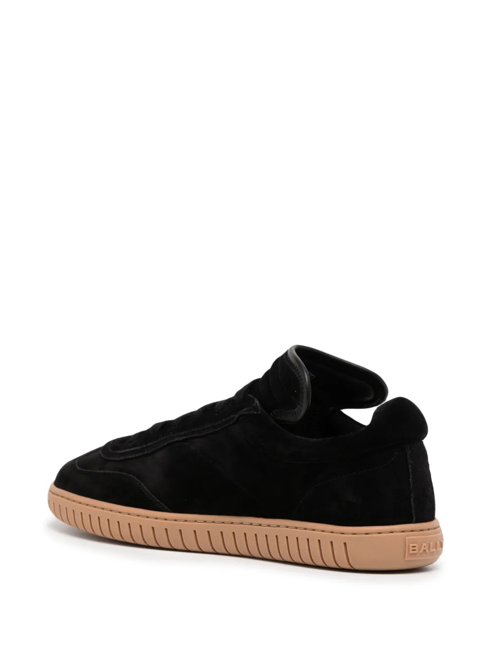 Bally Parrel Suede Low Top Sneakers Black Farfetch