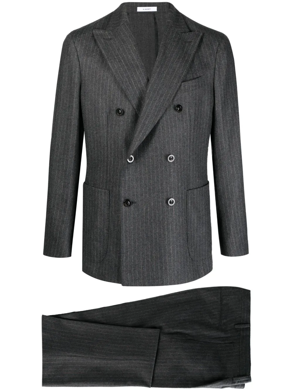 Boglioli Double Breasted Pinstripe Suit Farfetch