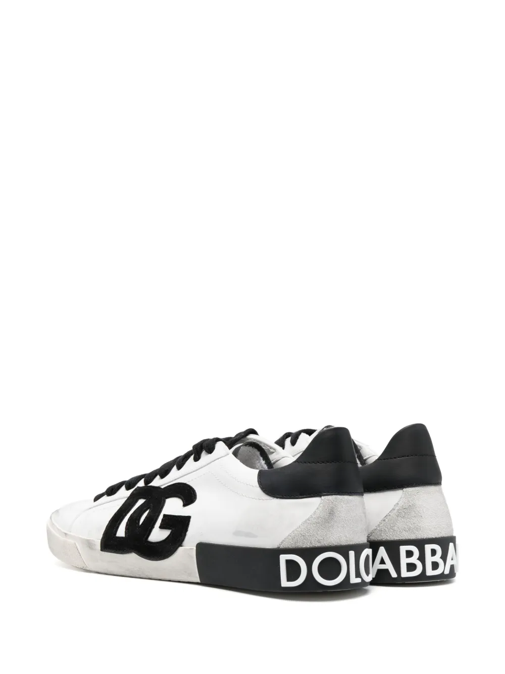 Dolce Gabbana Sneakers Mit Logo Patch Farfetch