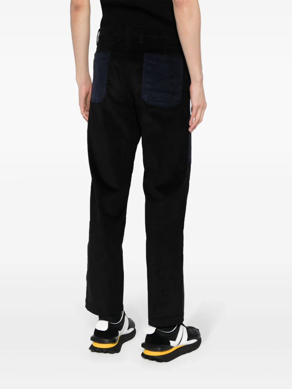 Ps By Paul Smith Straight Leg Corduroy Trousers In Schwarz ModeSens