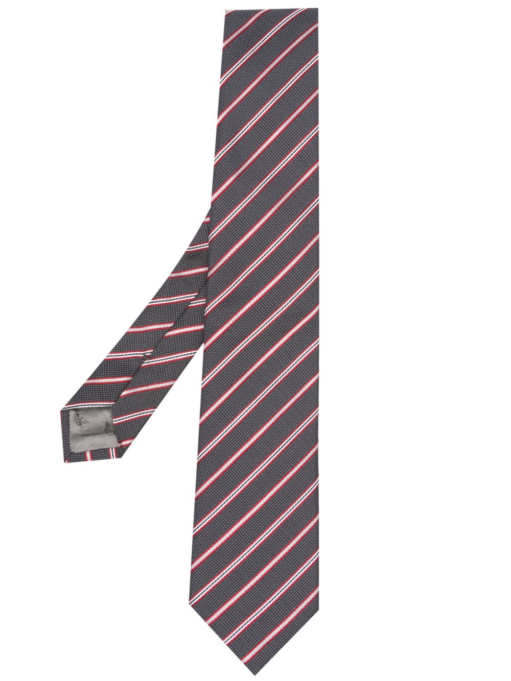 Emporio Armani Diagonal Stripe Silk Tie Farfetch