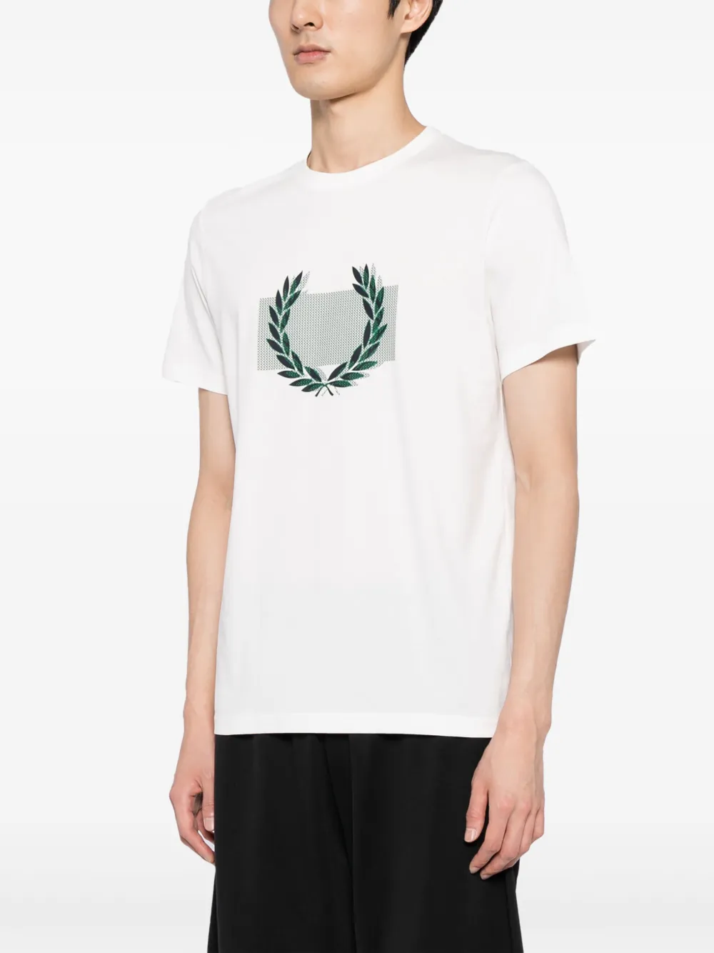 Fred Perry Camiseta Laurel Wreath En Colour Block Farfetch