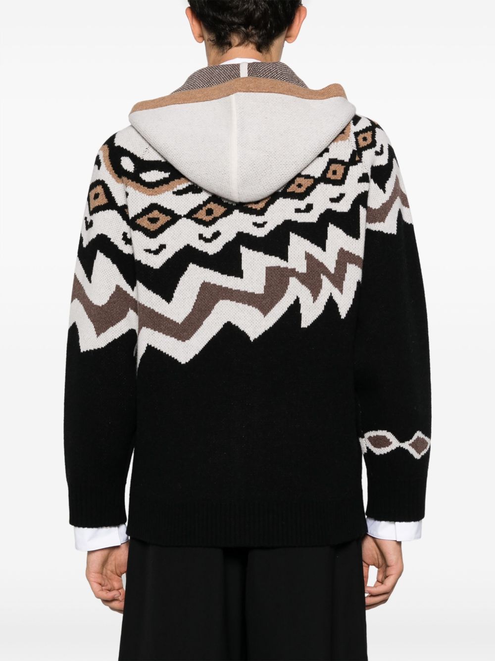 Neil Barrett Cardigan Mit Fair Isle Muster Farfetch