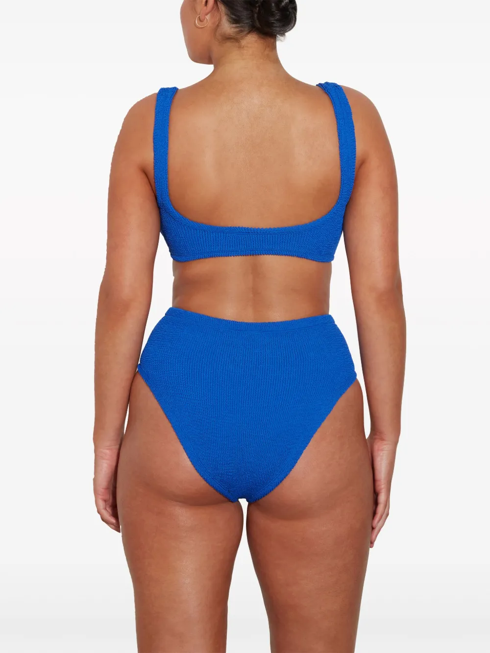 Hunza G Nadine Seersucker Bikini In Blue ModeSens