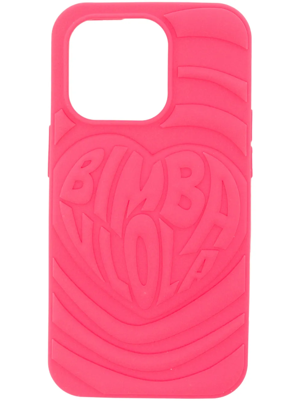 Bimba Y Lola Heart Logo Embossed IPhone 14 Pro Case Farfetch