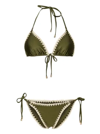 Zimmermann Junie Crochet Edge Bikini Set Farfetch