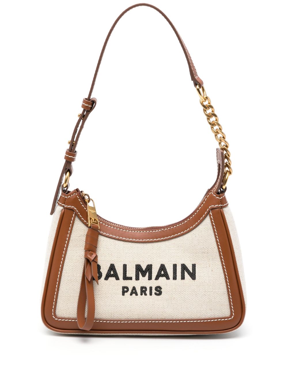 Balmain Logo Embroidered Shouder Bag Farfetch