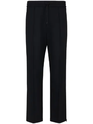 Emporio Armani Wide Leg Track Pants Farfetch