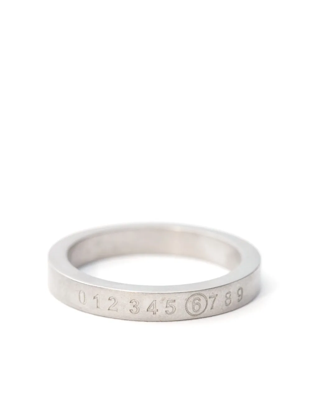 MM6 Maison Margiela Numeric Signature Numbers Motif Ring Farfetch