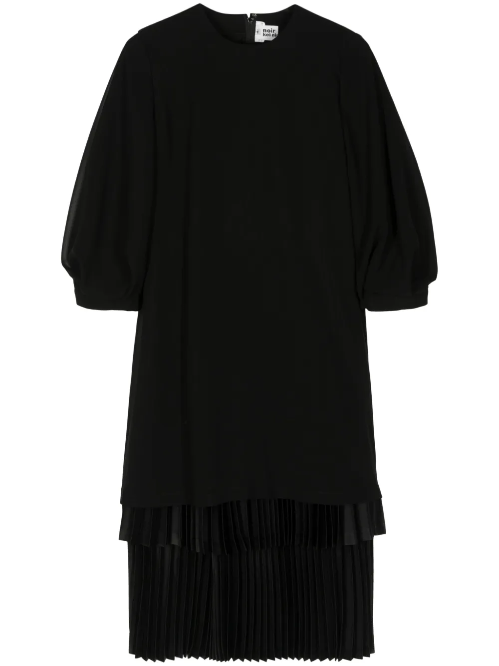 Noir Kei Ninomiya Layered Midi Dress Farfetch