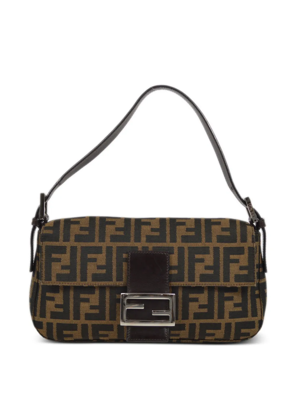 Fendi Pre Owned 1990 2000s Zucca Baguette Shoulder Bag Farfetch