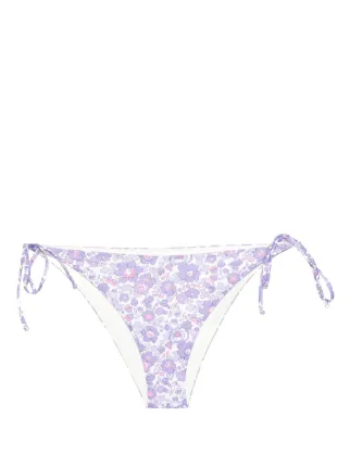 MC2 Saint Barth Leah Virgo Floral Print Bikini Bottoms Farfetch