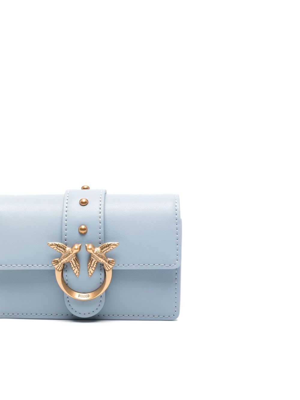 PINKO Micro Love One Mini Bag Blue FARFETCH