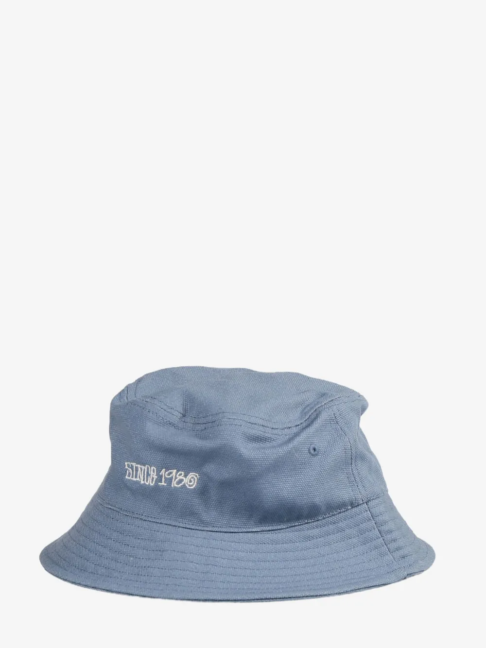 Stüssy logo embroidered Bucket Hat ブルー FARFETCH JP