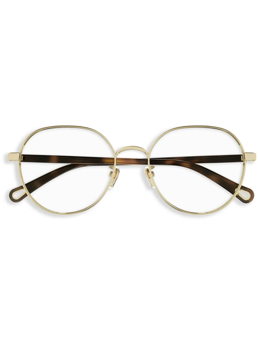 Chlo Eyewear Lentes Con Armaz N Redonda Dorado Farfetch Mx