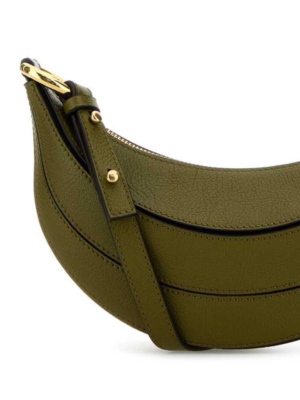 Chloé Banana grained leather Crossbody Bag Green FARFETCH UK