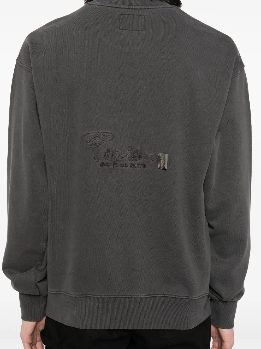 Musium Div Graphic Patch Sweatshirt Grey Farfetch