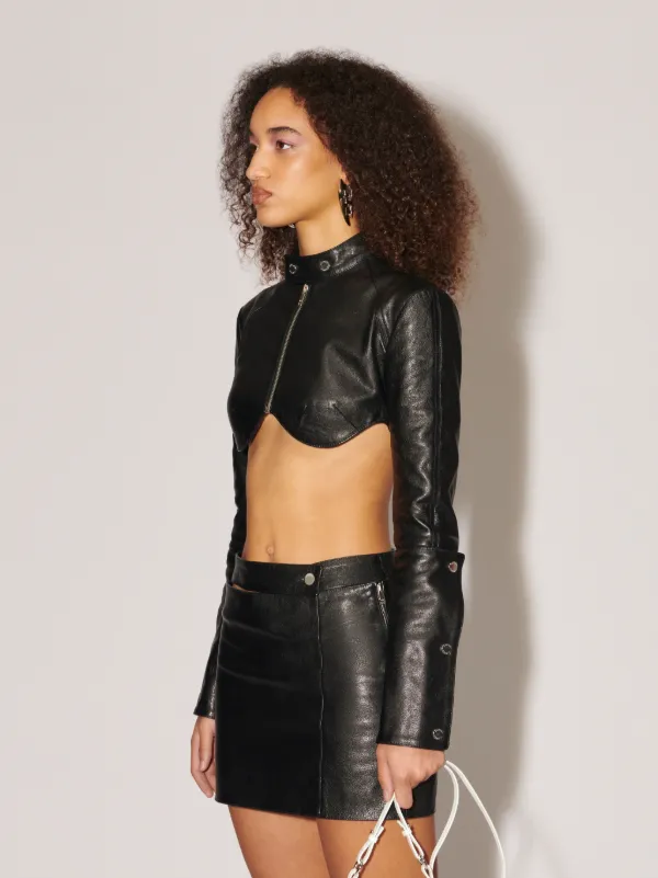 Bolero Leather Jacket Ambush Official