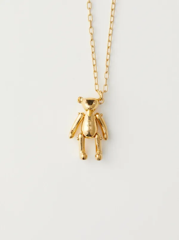 TEDDY BEAR CHARM NECKLACE 925 AMBUSH Official