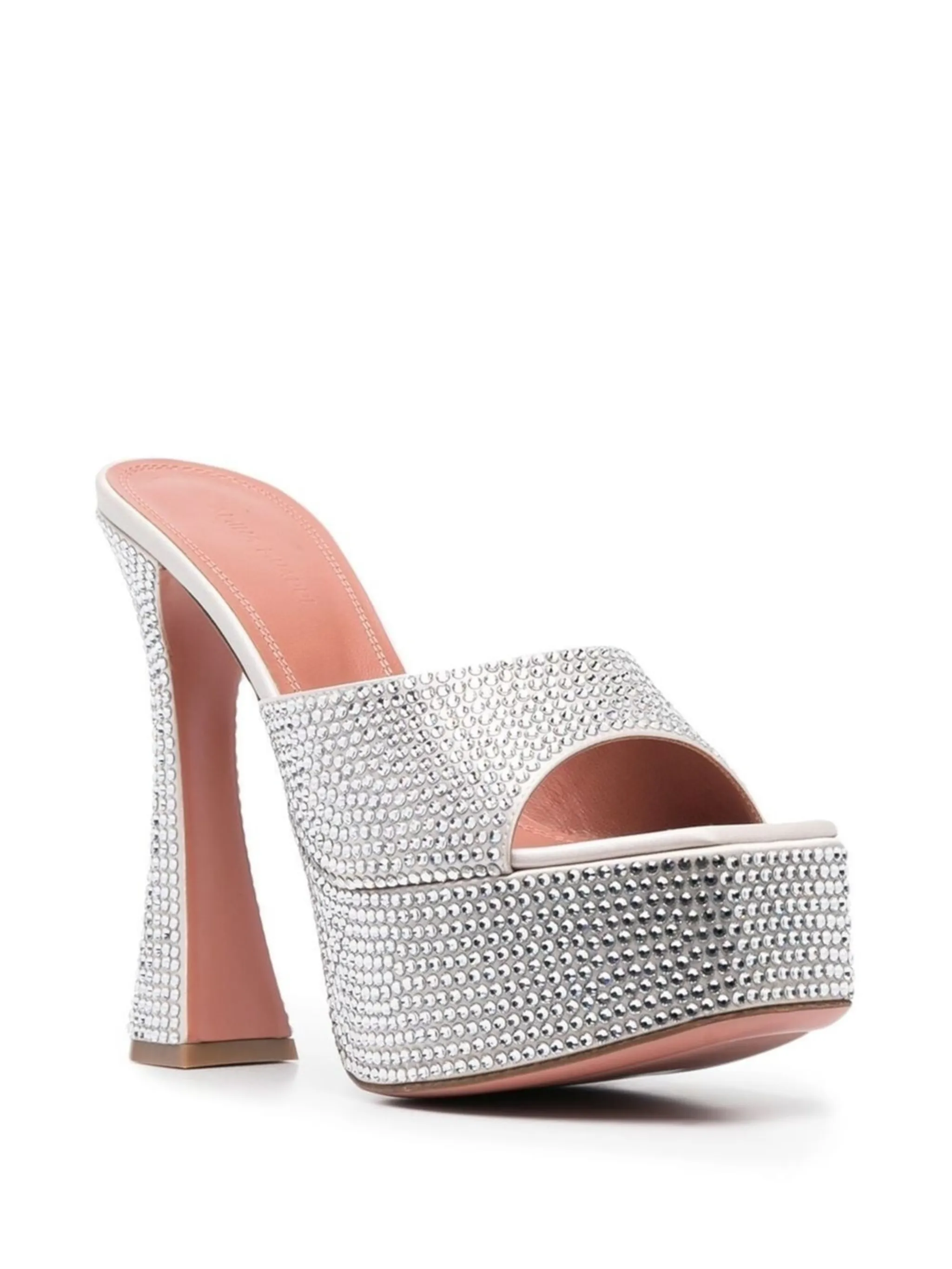 Dalida Mm Embellished Platform Mules Amina Muaddi Eraldo