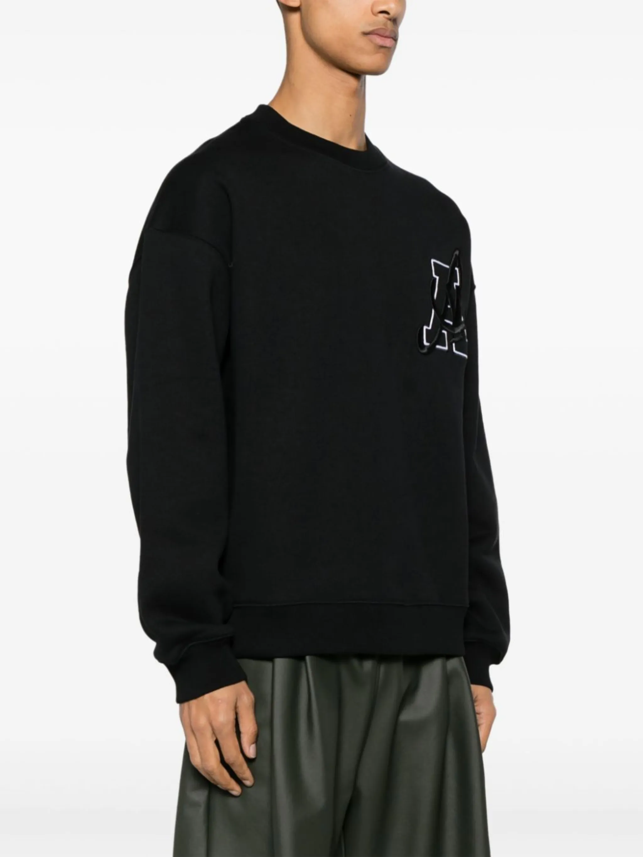 Axel Arigato Logo Embroidered Cotton Sweatshirt Eraldo Us