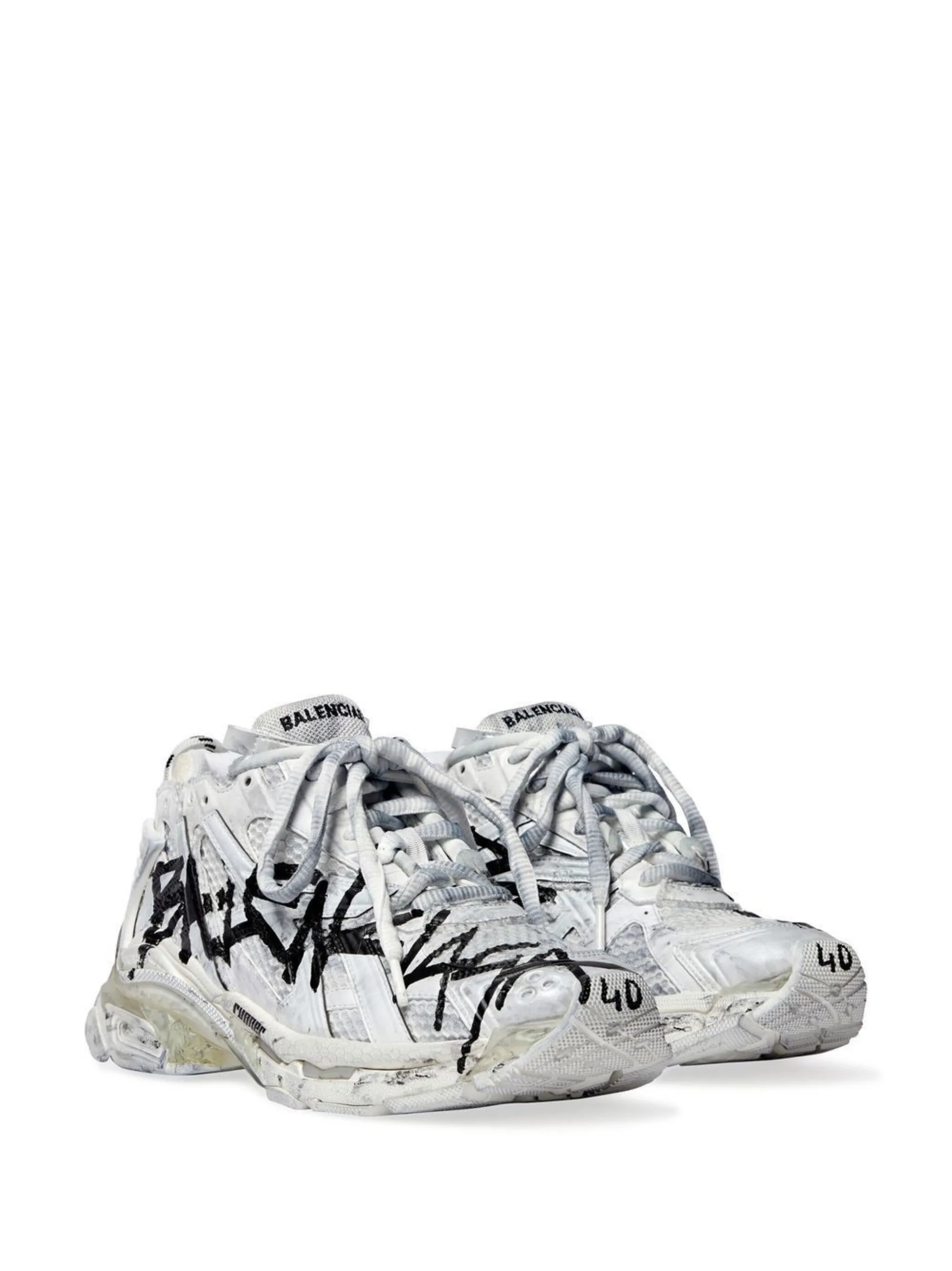 Balenciaga Runner Graffiti Print Sneakers Eraldo Us