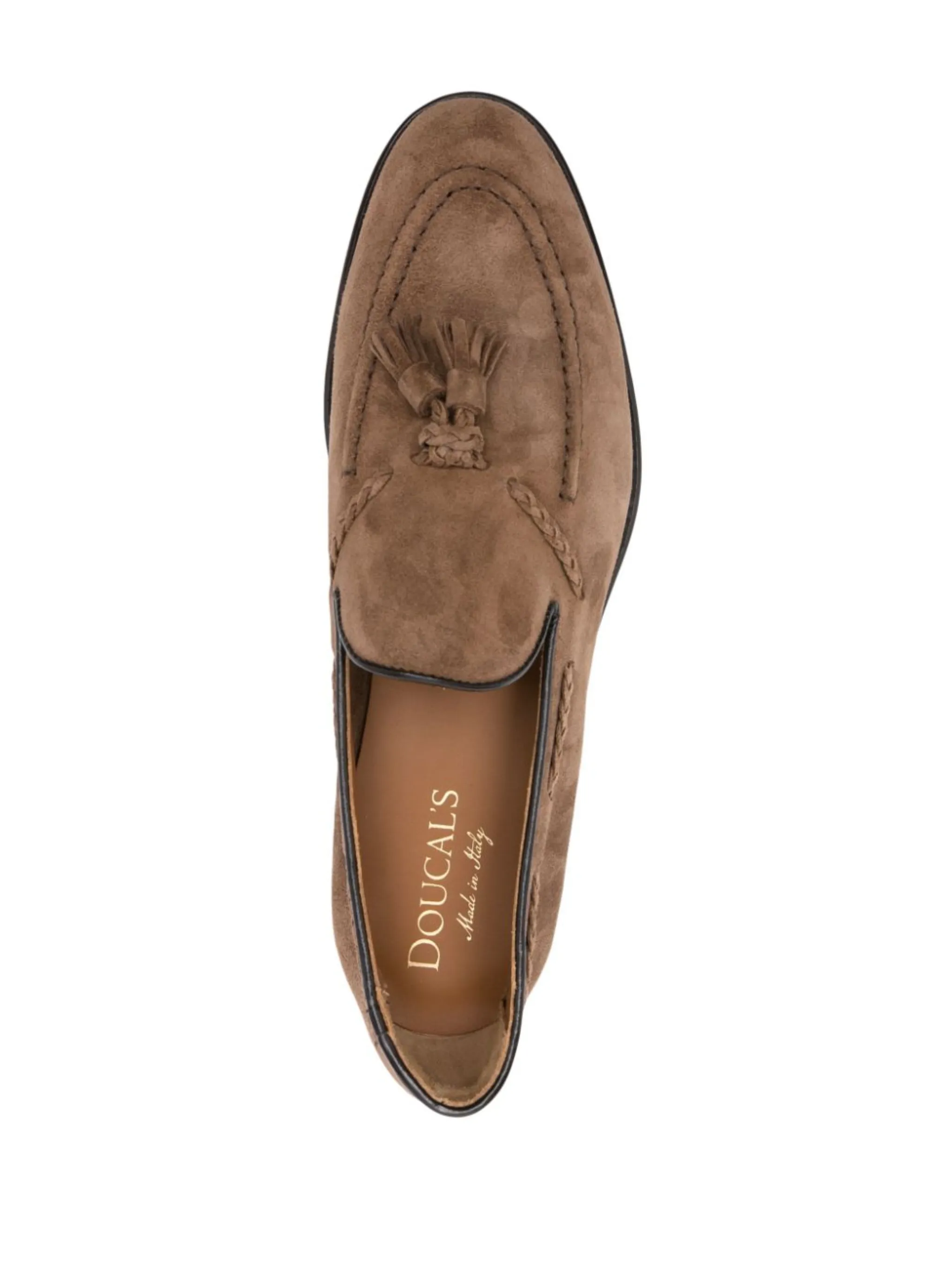 Doucal S Tassel Detail Suede Loafers Eraldo Us