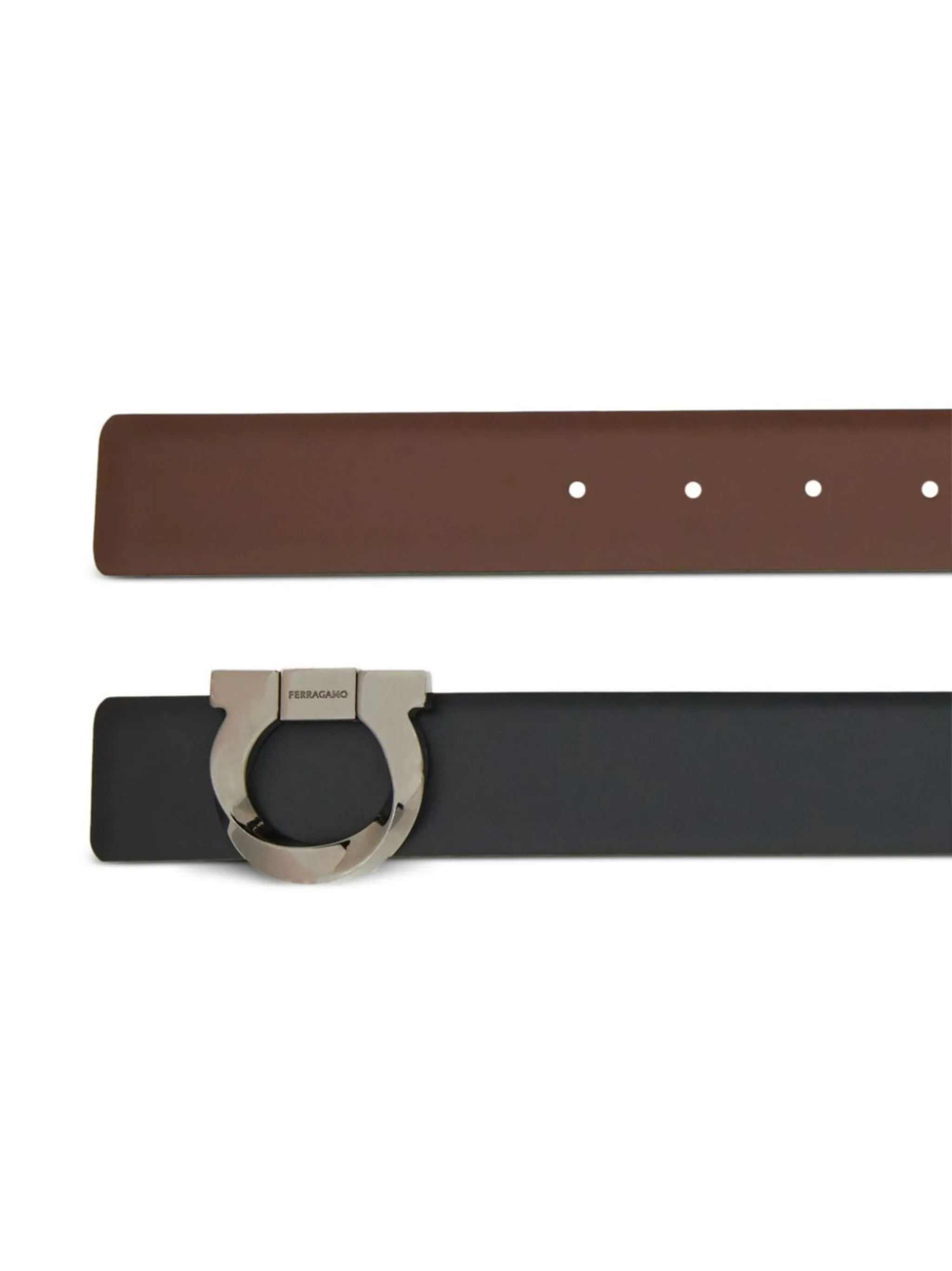 Ferragamo Gancini Reversible Leather Belt Eraldo Us