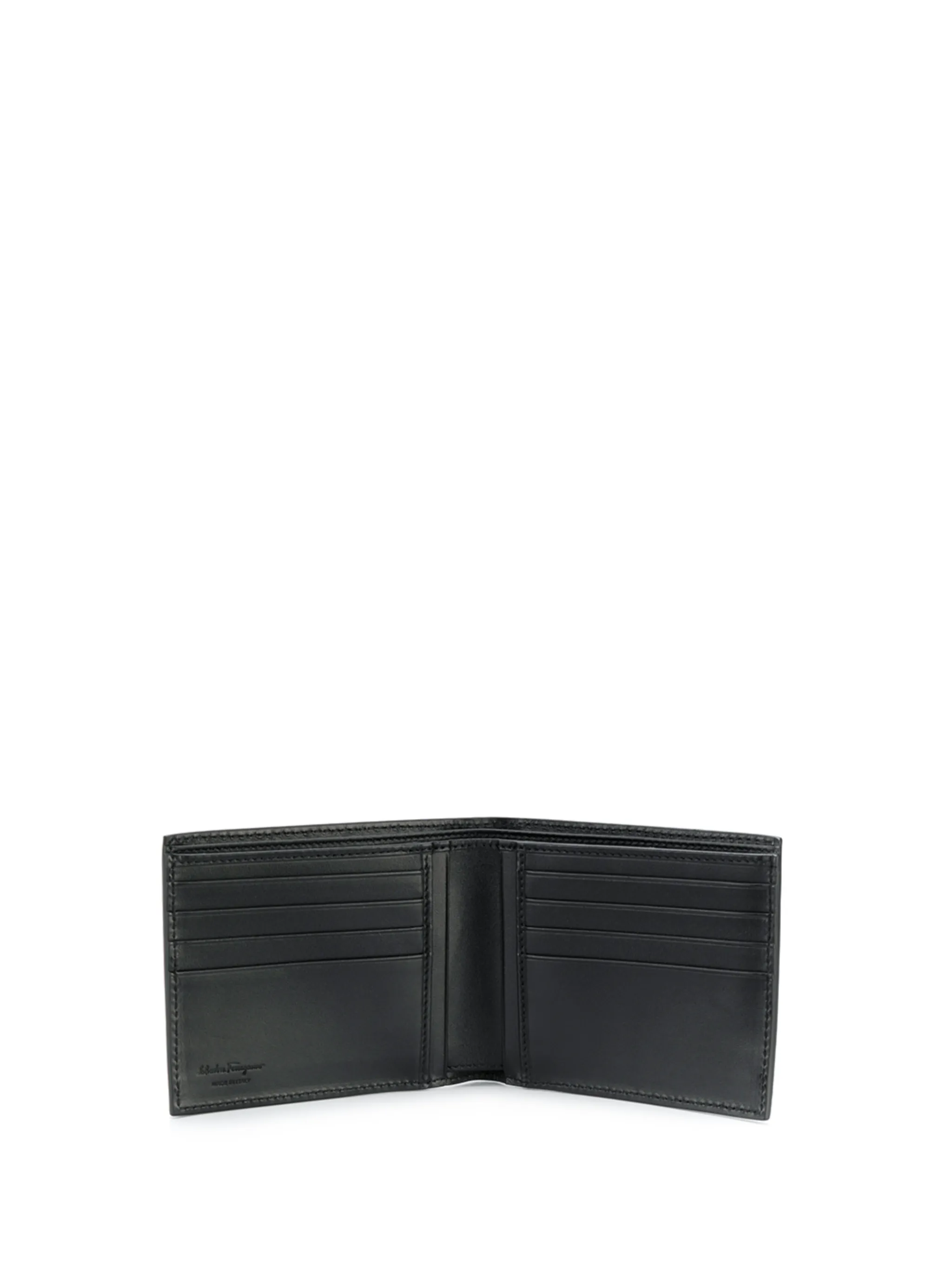 Logo Embossed Bi Fold Wallet Ferragamo Eraldo