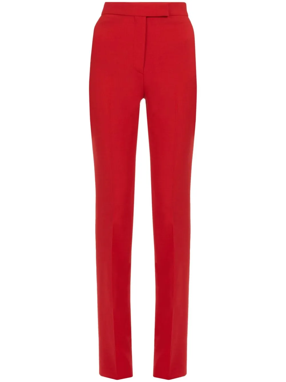 Straight Leg Wool Tailored Trousers Ferragamo Eraldo