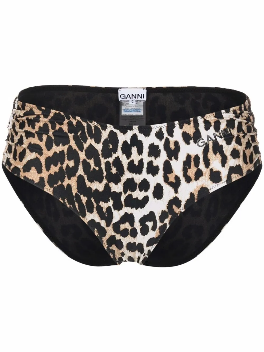 Leopard Print Bikini Bottoms Ganni Eraldo Jp