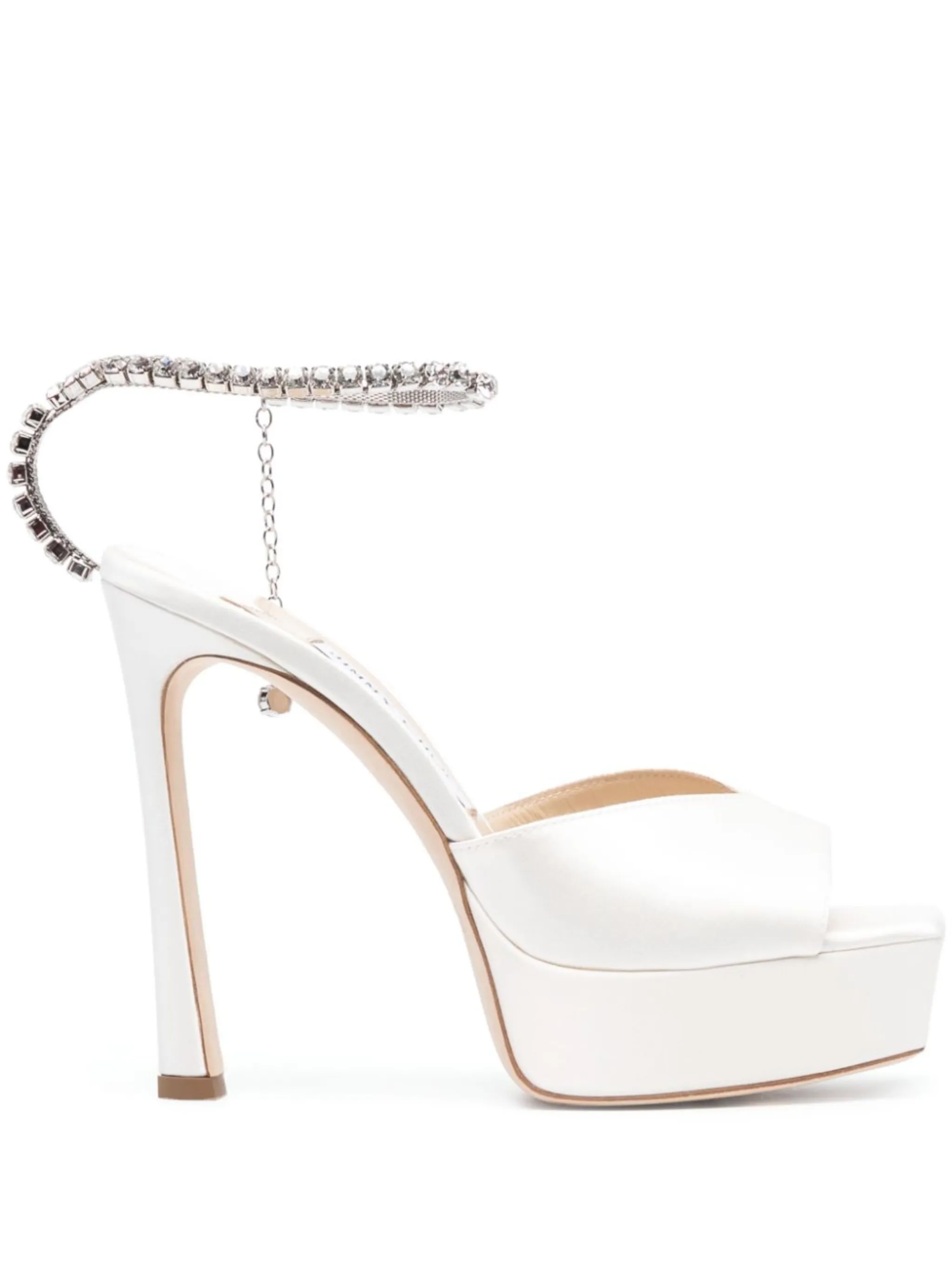 Jimmy Choo Saeda 125mm Crystal Embellished Sandals Eraldo US