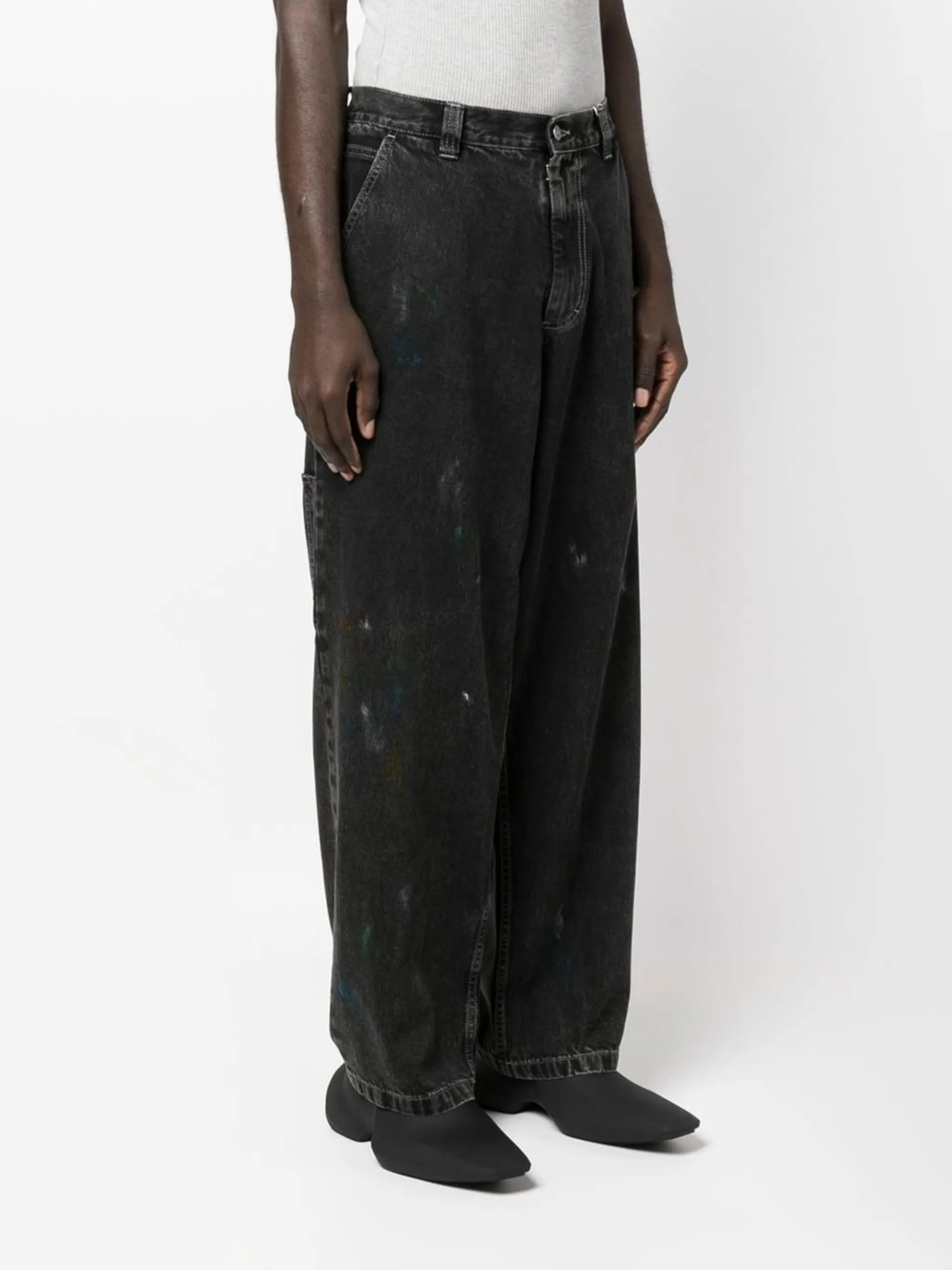 Maison Margiela Paint Straight Leg Jeans Eraldo Jp