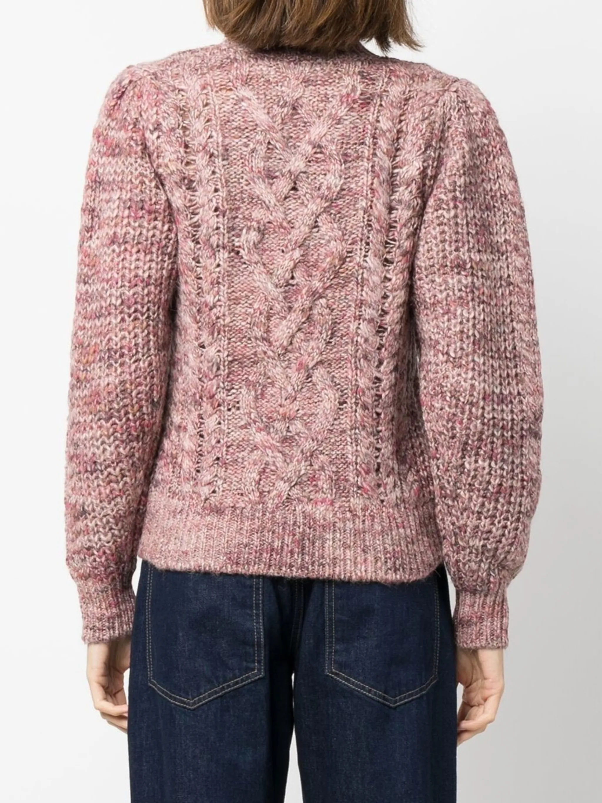 Cable Knit Speckled Jumper Marant Toile Eraldo Us