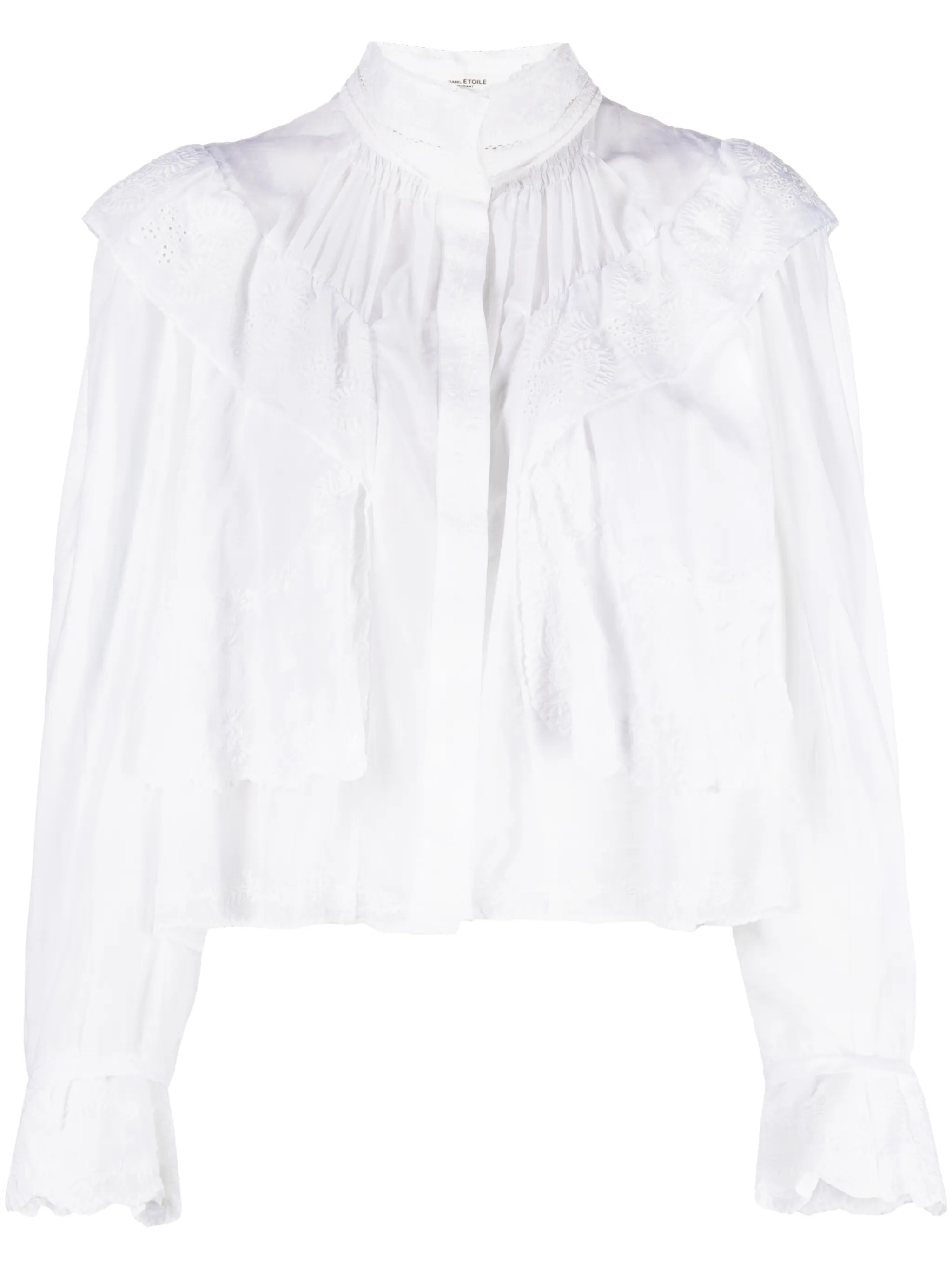 floral embroidered high neck blouse MARANT ÉTOILE Eraldo ES