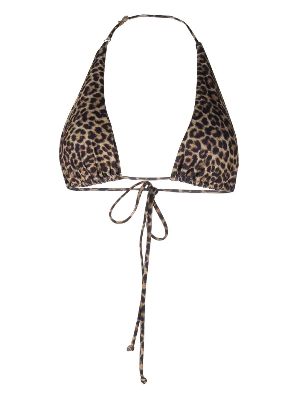 leopard print halterneck bikini top Matinèe Eraldo US