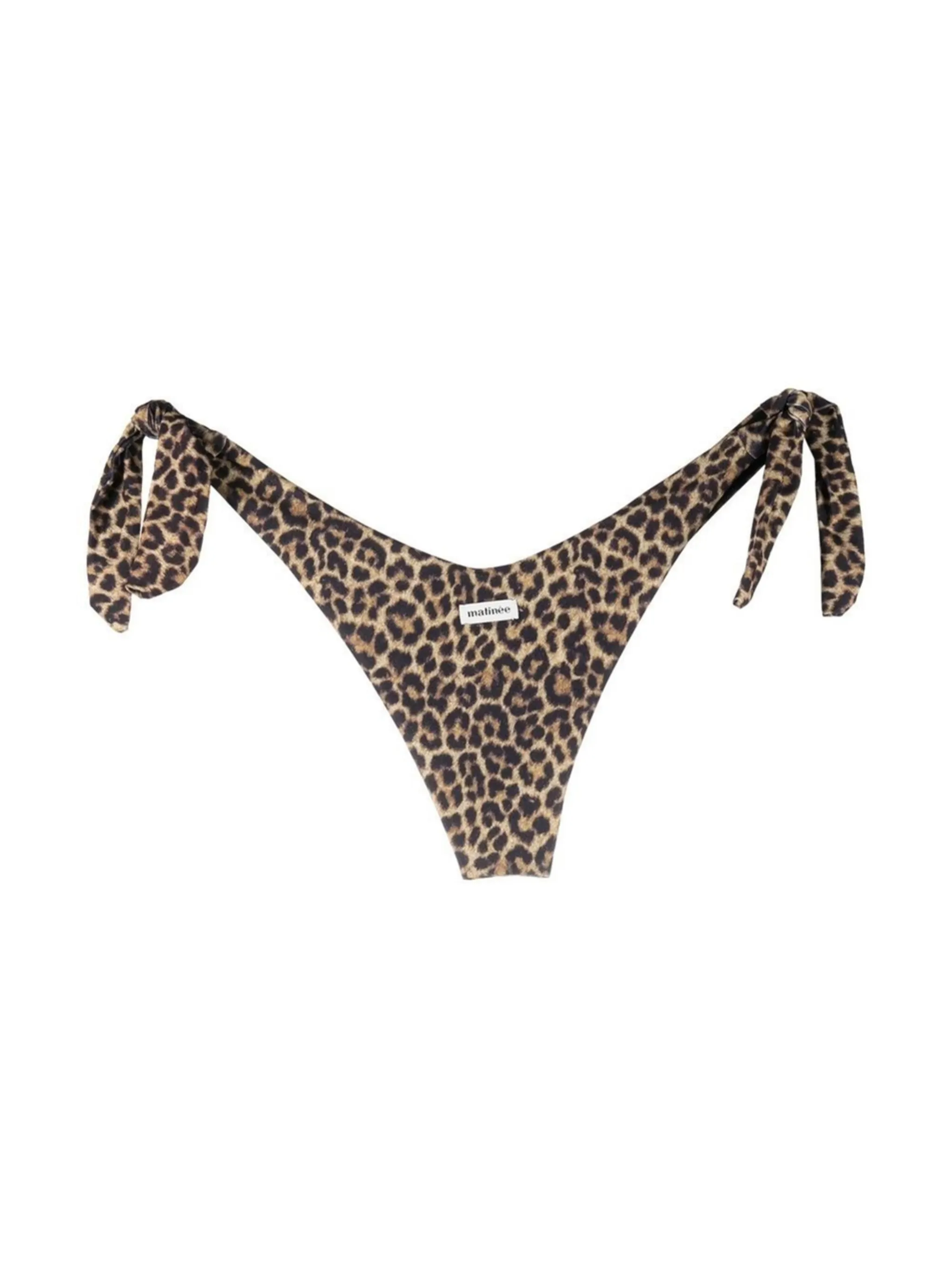 Matin E Nadine Leopard Print Tied Bikini Briefs Eraldo Us