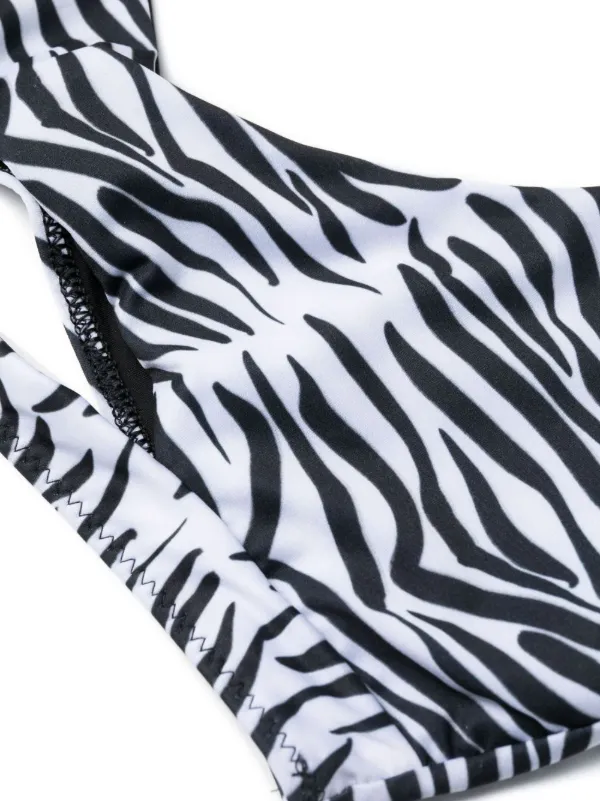 Matinèe zebra print cut out bikini Eraldo US