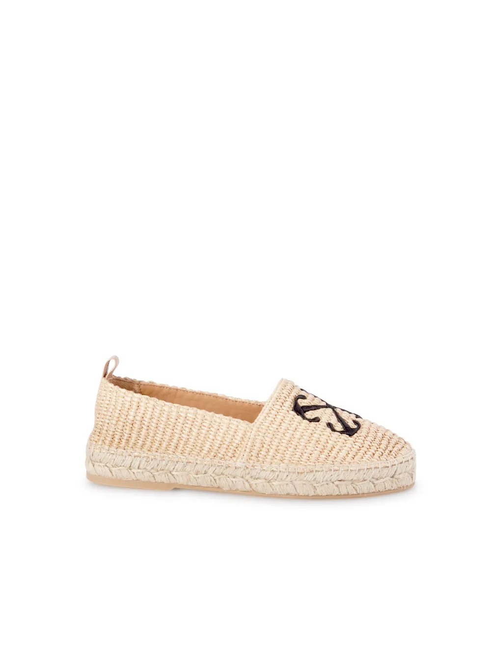 Rafia Arrow Espadrillas In Neutrals Off White Official Us