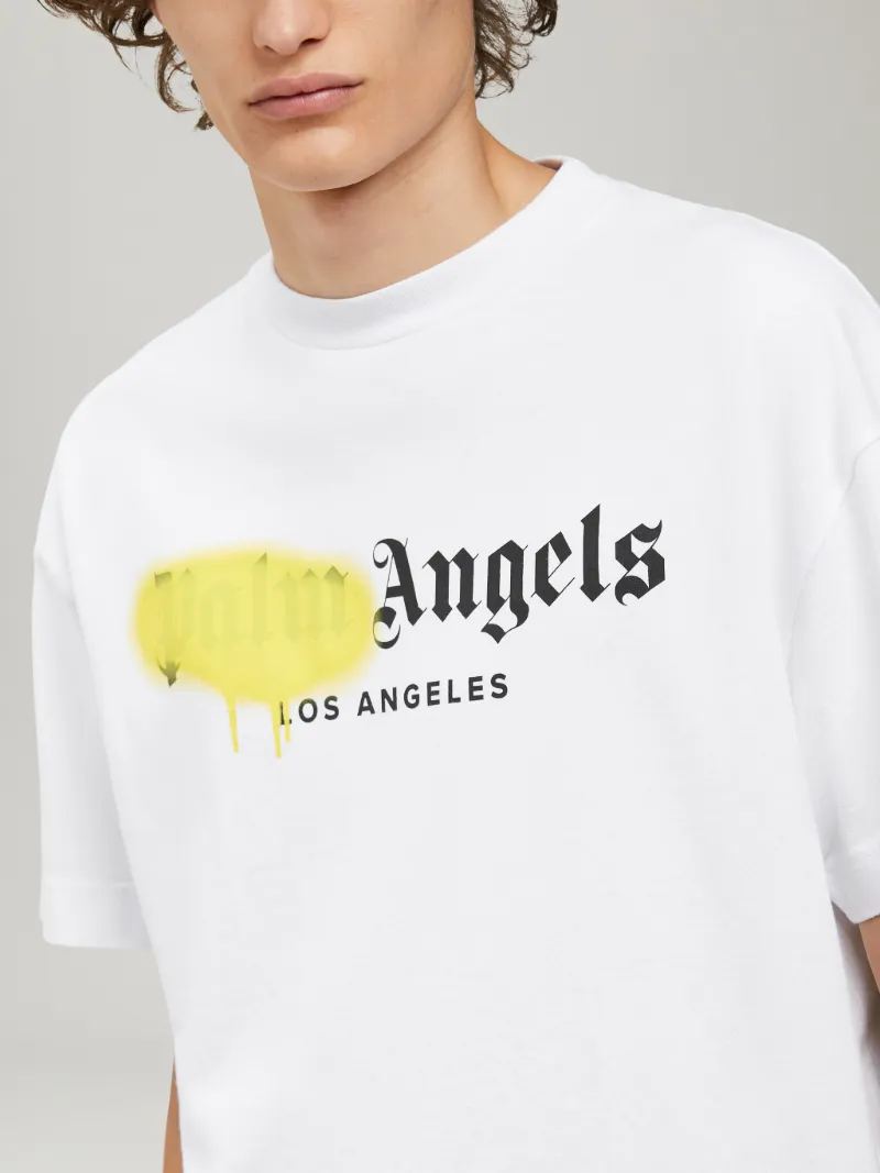 LOS ANGELES SPRAYED T SHIRT In White Palm Angels Official