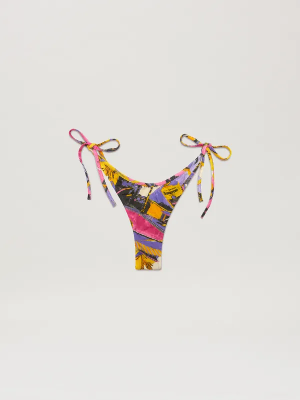 Miami Mix Triangle Bikini Top In Multicolour Palm Angels Official