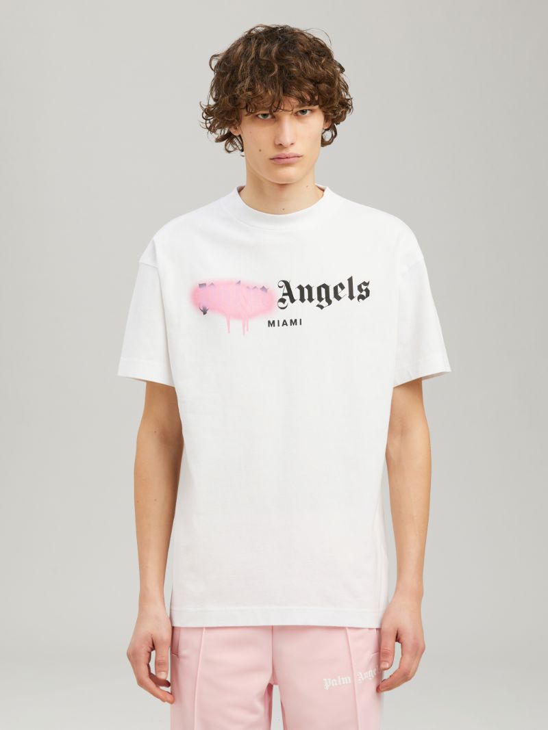 MIAMI SPRAYED T SHIRT In White Palm Angels Official