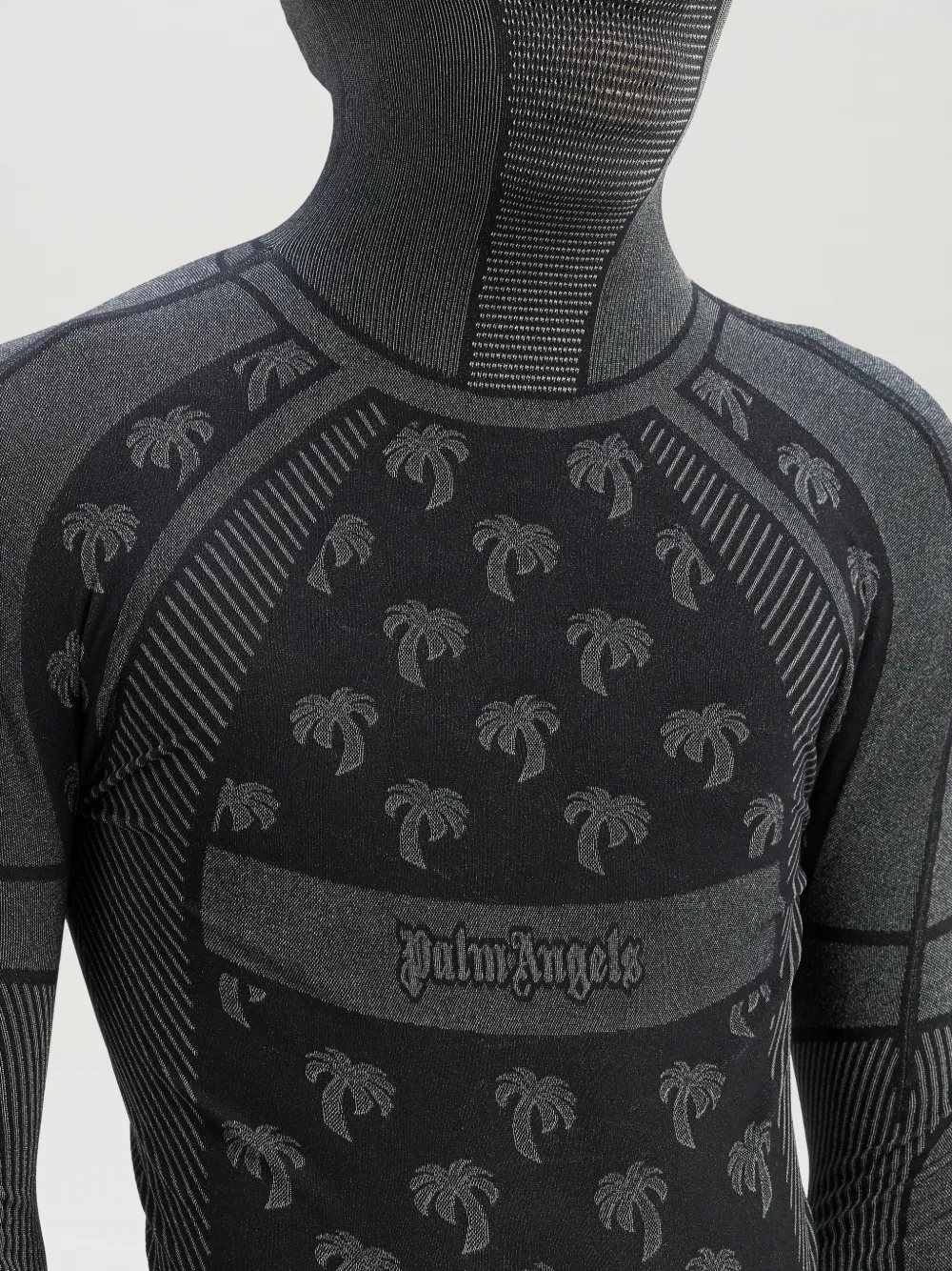 Palm Balaclava Ski Base Layer In Black Palm Angels Official