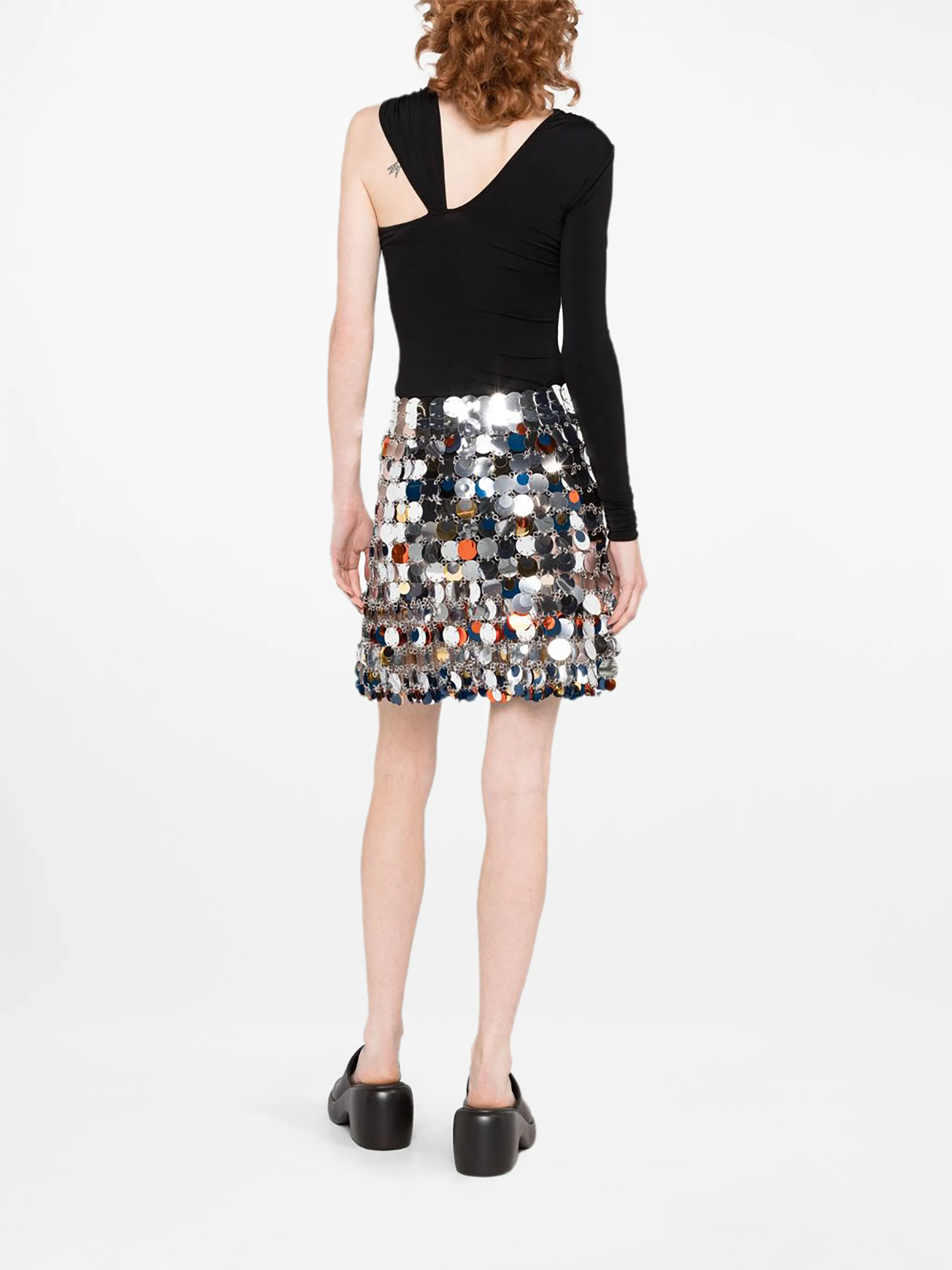 Embellished Chainmail Miniskirt Rabanne Eraldo