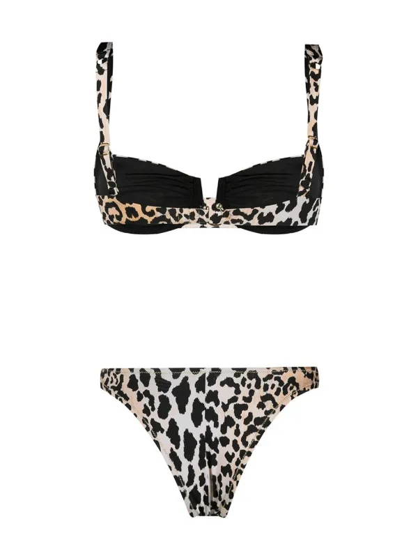 Brigitte Leopard Print Bikini Reina Olga Eraldo