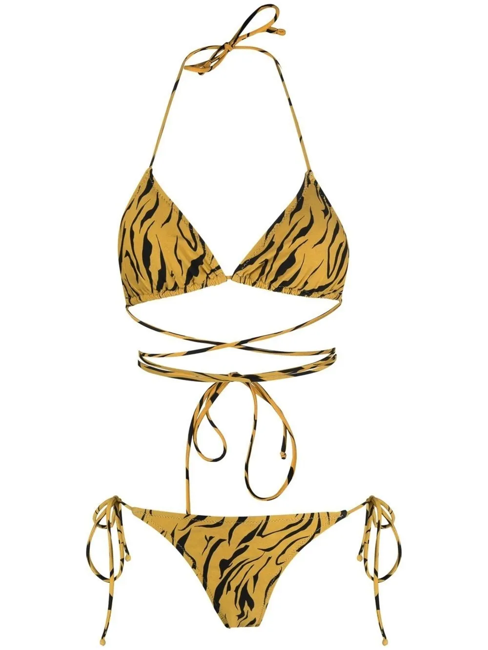 Reina Olga Reina Olga Tiger Print Bikini Set Eraldo UK