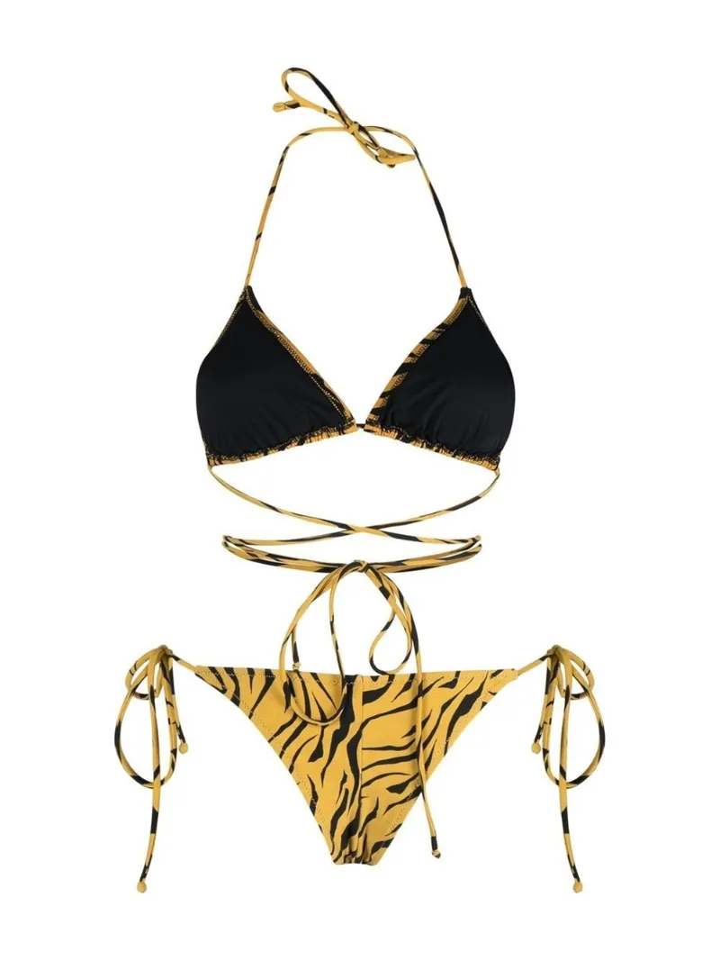 Reina Olga Tiger Print Bikini Set Reina Olga Eraldo