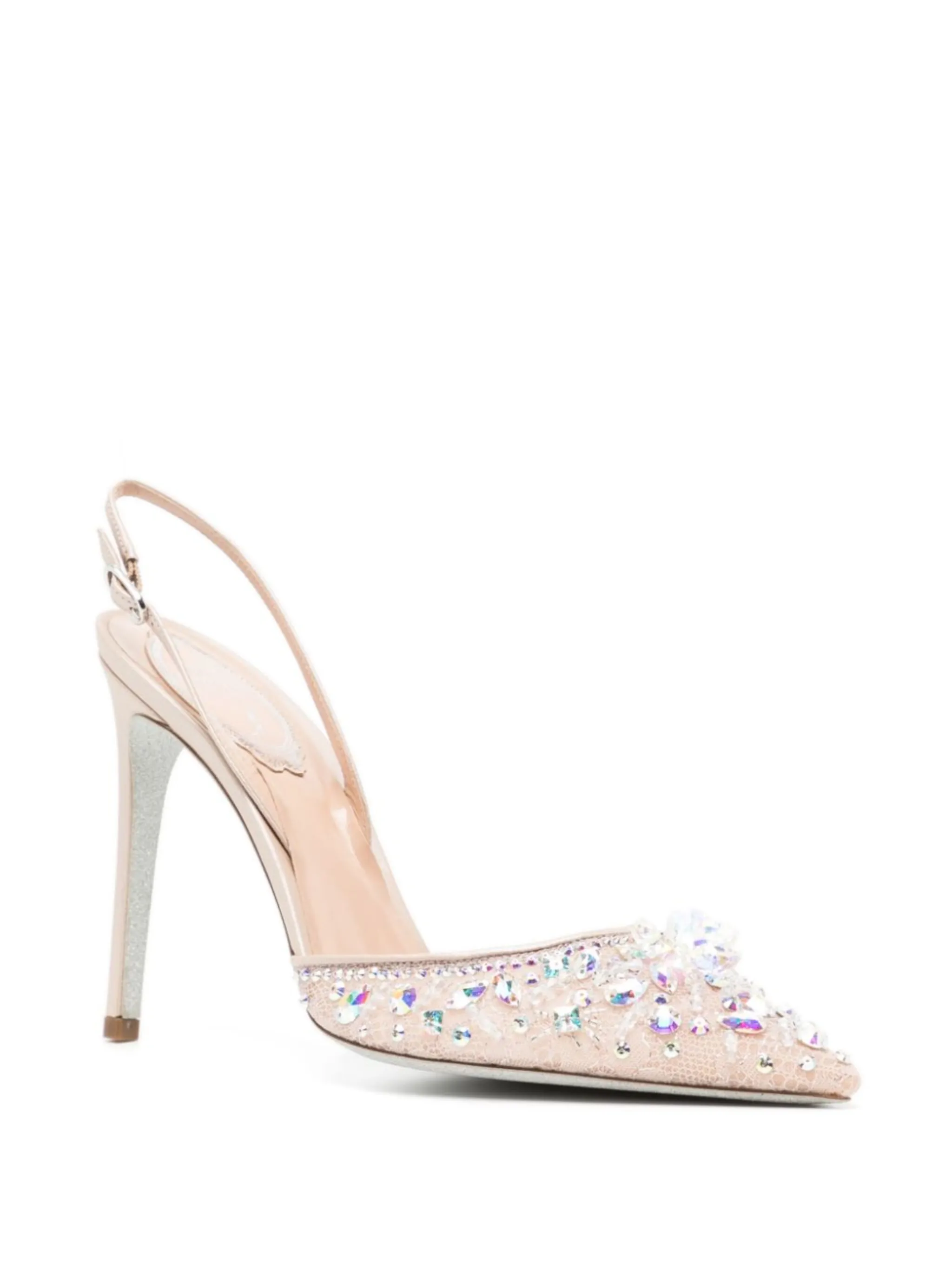 Ren Caovilla Cinderella Mm Leather Pumps Eraldo Us